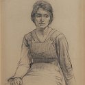 Portrait 1945 pencil 82x59